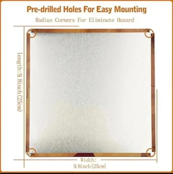 Metal Sign, 9.8"*9.8", DEAD END Warning Sign, Black On Yellow..NWT.. - Picture 4 of 4